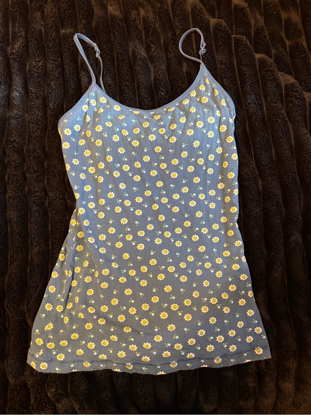 Energie Blue Daisy Print Cami